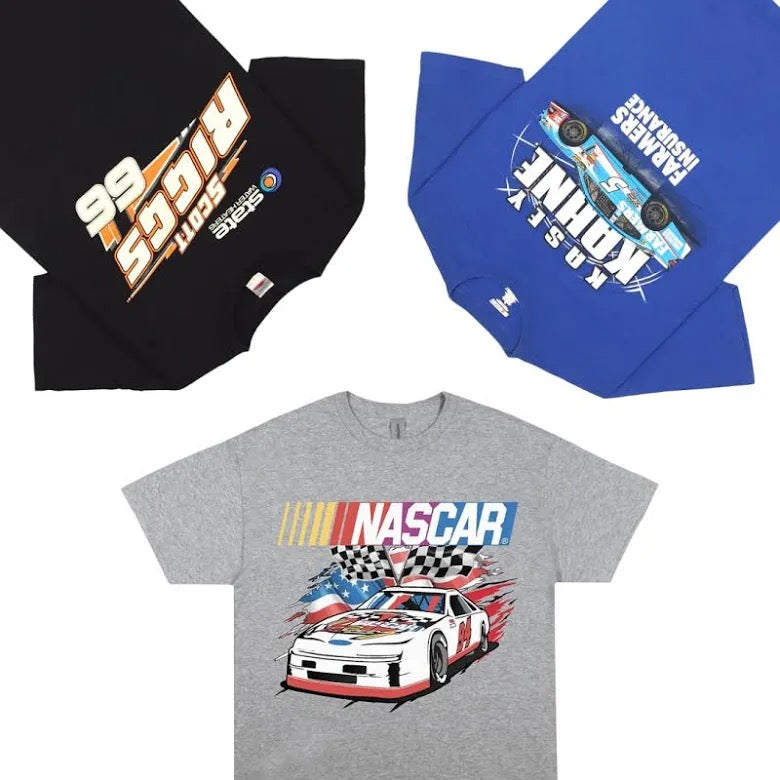 5PCS NASCAR T-SHIRTS